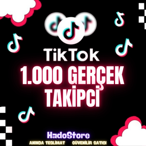  TikTok 1000 Gerçek Takipçi Anında